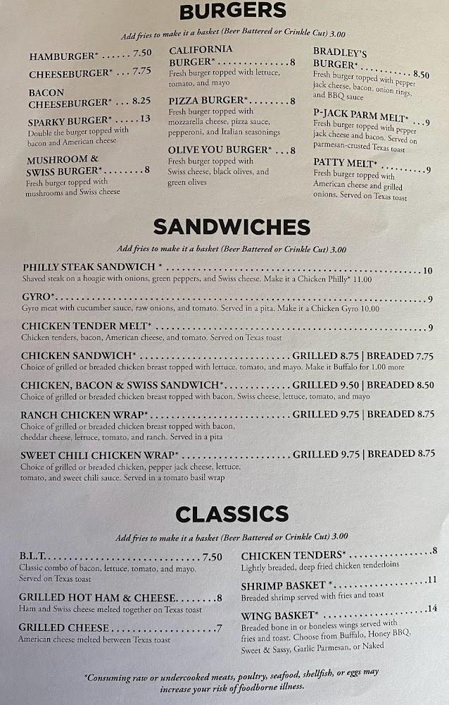The Great Escape Bar & Grill Menu image 3